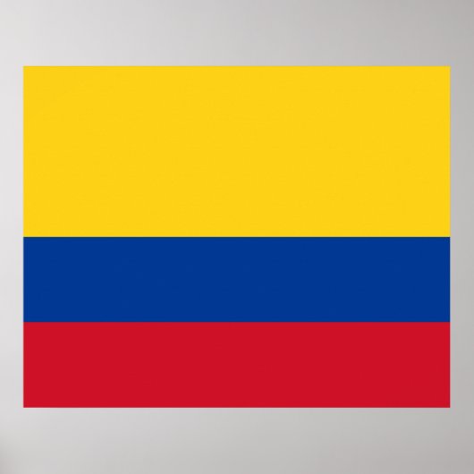 Vlag van Colombia Poster (Voorkant)