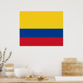 Vlag van Colombia Poster (Keuken)