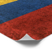 vlag van Colombia Poster (Hoek)