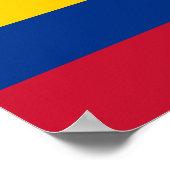 Vlag van Colombia Poster (Hoek)