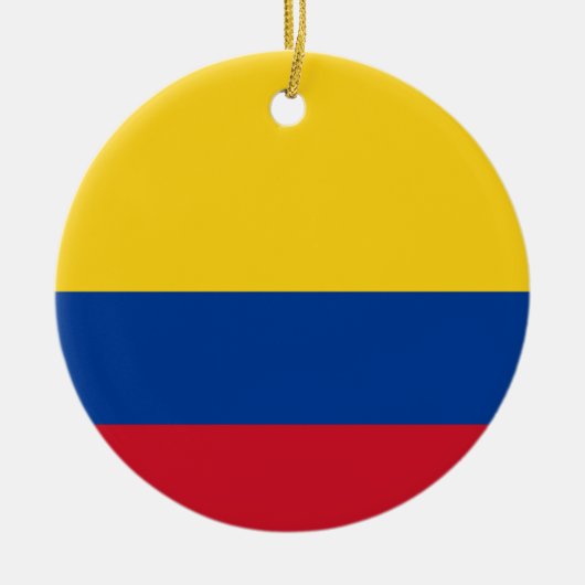 Vlag van Colombia, Republiek Colombia Keramisch Ornament (Voorkant)