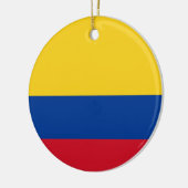 Vlag van Colombia, Republiek Colombia Keramisch Ornament (Links)