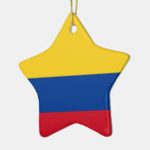 Vlag van Colombia, Republiek Colombia Keramisch Ornament (Links)