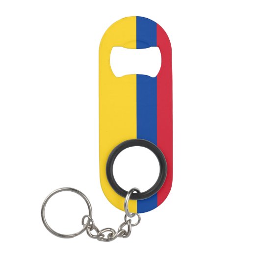 Vlag van Colombia, Republiek Colombia Sleutelhanger Flessenopener (Voorkant)