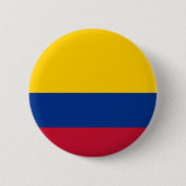 Vlag van Colombia Ronde Button 5,7 Cm (Voorkant)
