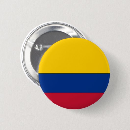 Vlag van Colombia Ronde Button 5,7 Cm (Voorkant /achterkant)