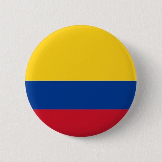 Vlag van Colombia Ronde Button 5,7 Cm (Voorkant)