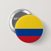 Vlag van Colombia Ronde Button 5,7 Cm (Voorkant /achterkant)