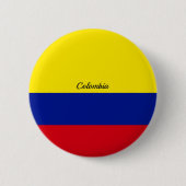 Vlag van Colombia Ronde Button 5,7 Cm (Voorkant)