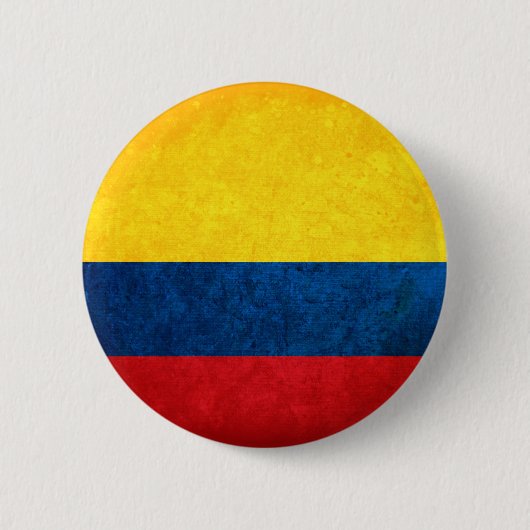 Vlag van Colombia Ronde Button 5,7 Cm (Voorkant)