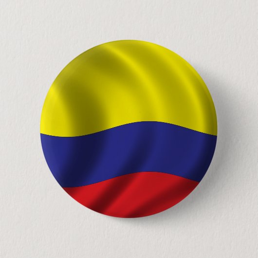 Vlag van Colombia Ronde Button 5,7 Cm (Voorkant)