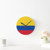 Vlag van Colombia Ronde Klok (Huis)