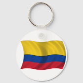 Vlag van Colombia Sleutelhanger (Voorkant)