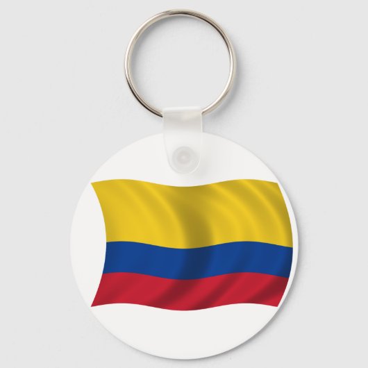 Vlag van Colombia Sleutelhanger (Voorkant)