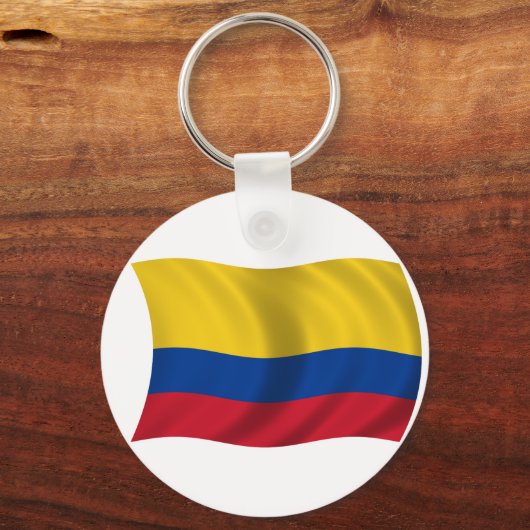 Vlag van Colombia Sleutelhanger (Voorkant)