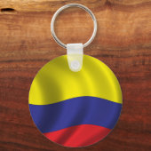 Vlag van Colombia Sleutelhanger (Voorkant)
