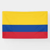 Vlag van Colombia Spandoek (Horizontaal)