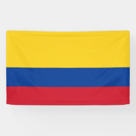 Vlag van Colombia Spandoek