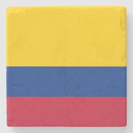 Vlag van Colombia Stenen Onderzetter (Voorkant)