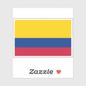 Vlag van Colombia Sticker (Vel)