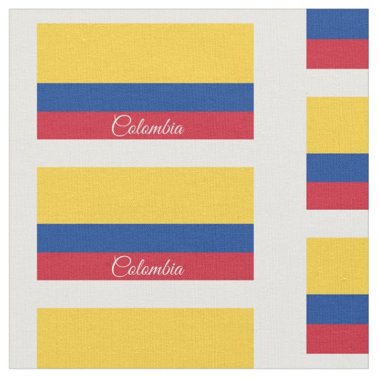 Vlag van Colombia Stof (Close Up)