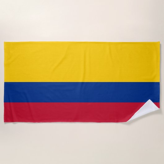 Vlag van Colombia Strandlaken (Voorkant)