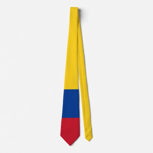 Vlag van Colombia Stropdas (Voorkant)