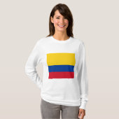 Vlag van Colombia T-shirt (Voorkant volledig)