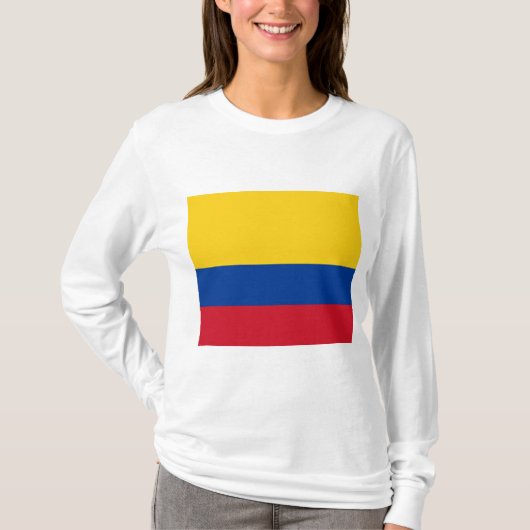 Vlag van Colombia T-shirt (Voorkant)
