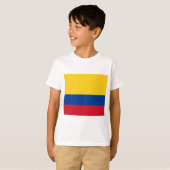 Vlag van Colombia T-shirt (Voorkant volledig)
