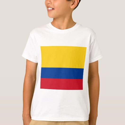 Vlag van Colombia T-shirt (Voorkant)