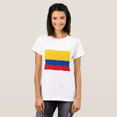 Vlag van Colombia T-shirt (Voorkant volledig)