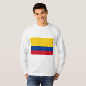 Vlag van Colombia T-shirt (Voorkant volledig)