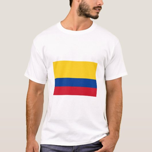 Vlag van Colombia T-shirt (Voorkant)
