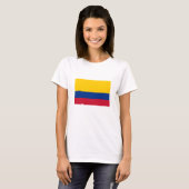 Vlag van Colombia T-shirt (Voorkant volledig)