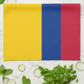Vlag van Colombia Theedoek (Gevouwen)