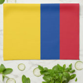 Vlag van Colombia Theedoek (Gevouwen)