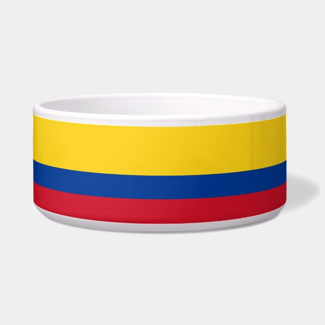 Vlag van Colombia Voerbakje (Voorkant)