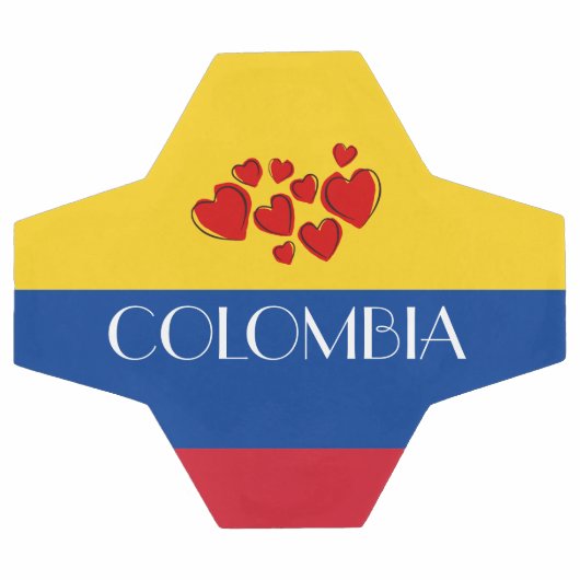 Vlag van Colombia Voetbal (Enkel)