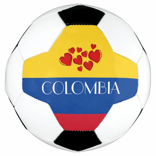 Vlag van Colombia Voetbal (Voorkant)