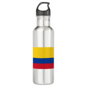 Vlag van Colombia Waterfles (Voorkant)