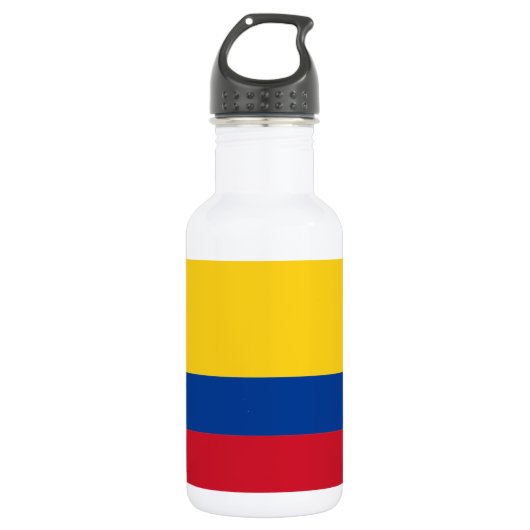 Vlag van Colombia Waterfles (Voorkant)