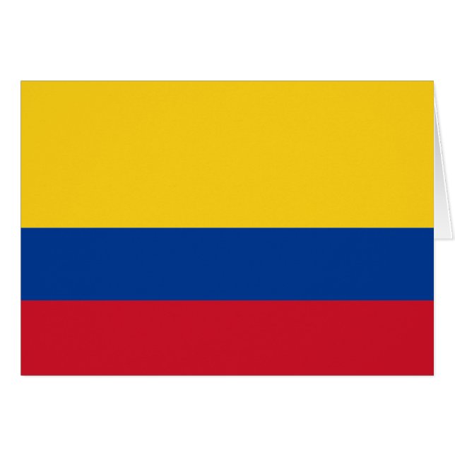 Vlag van Colombia Yellow Blue Red (Voorkant Horizontaal)