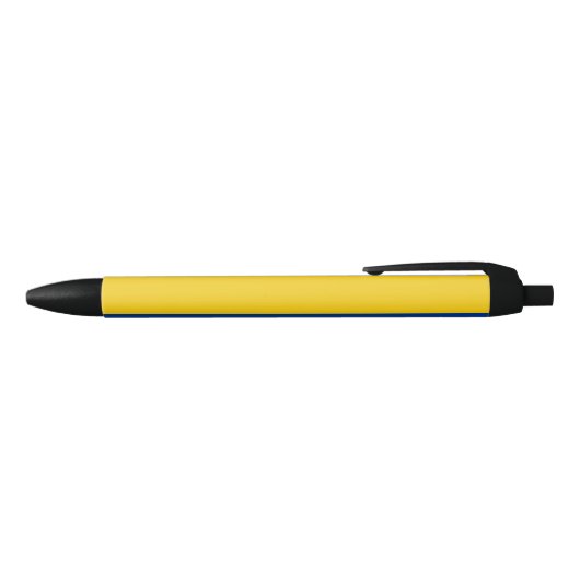 Vlag van Colombia Zwarte Inkt Pen (Bovenkant)
