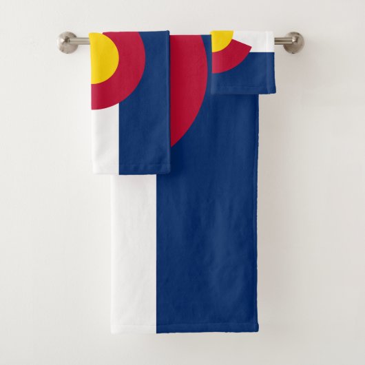 Vlag van Colorado Bad Handdoek (Insitu)
