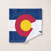 Vlag van Colorado Bad Handdoek (Wasdoekje)