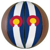 Vlag van Colorado Basketbal (Verticaal)