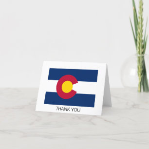 Vlag van Colorado Bedankkaart