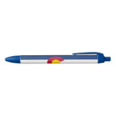 Vlag van Colorado Blauwe Inkt Pen (Bovenkant)