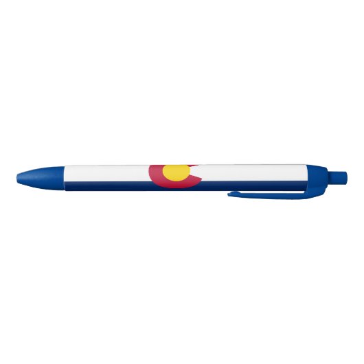 Vlag van Colorado Blauwe Inkt Pen (Bodem)